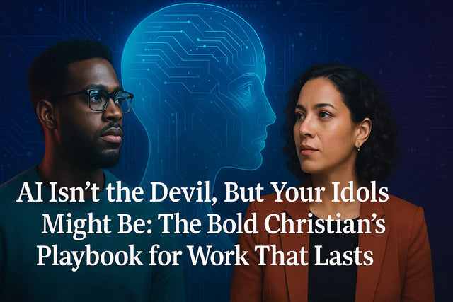 AI head with blue circuit board design on dark background