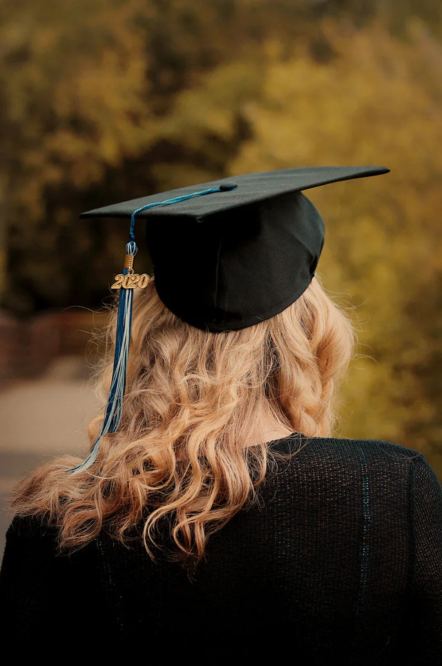 Graduation cap with tassel symbolizing a successful roadmap with Avodah Dynamics in visionary fashion