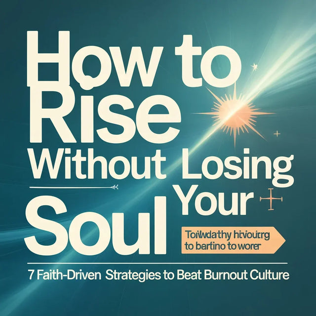 Book cover for How to Rise Without Losing Your Soul in burnout culture and professional growth