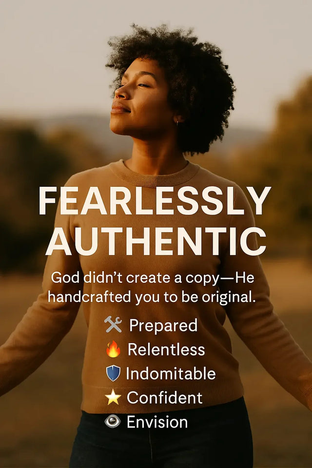 Woman with curly dark hair, eyes closed, embodying living fearlessly authentic in noise