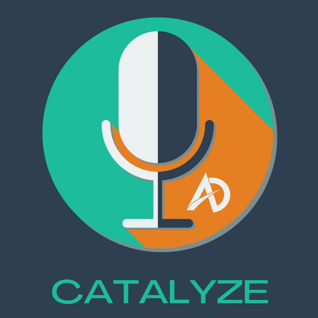 Podcast microphone logo representing Leadership Week and Organizational Values concepts.