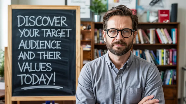 Professional man with beard and glasses representing understanding your target audience and social media