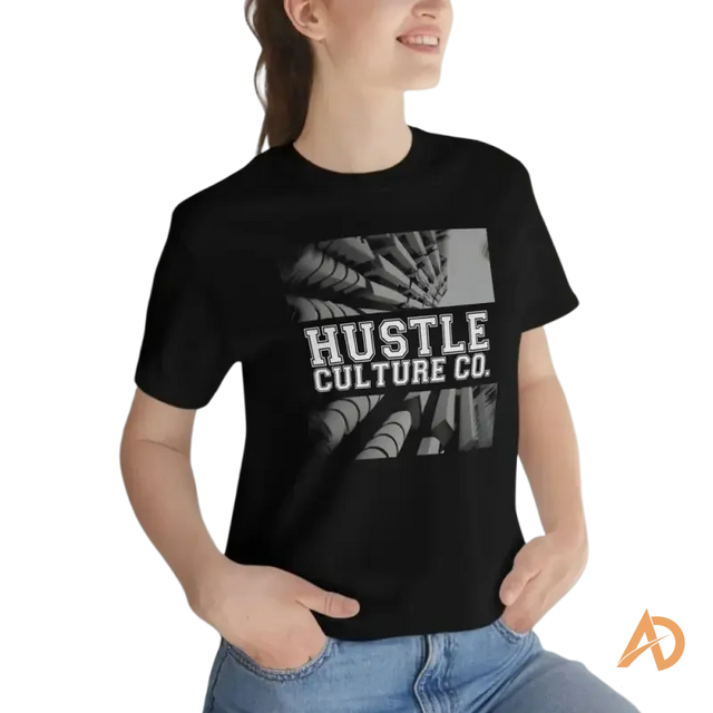 Futuristic Streetwear Tee From Hustle Culture - Avodah Dynamics