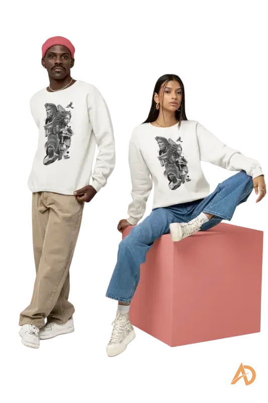 Kingdom Come Sweatshirt by Hustle Culture co in Organic Cotton - Avodah Dynamics