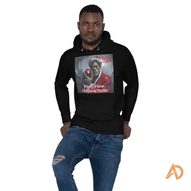 Merry Maven Christmas Hustler Unisex Hoodie by Hustle Culture - Avodah Dynamics