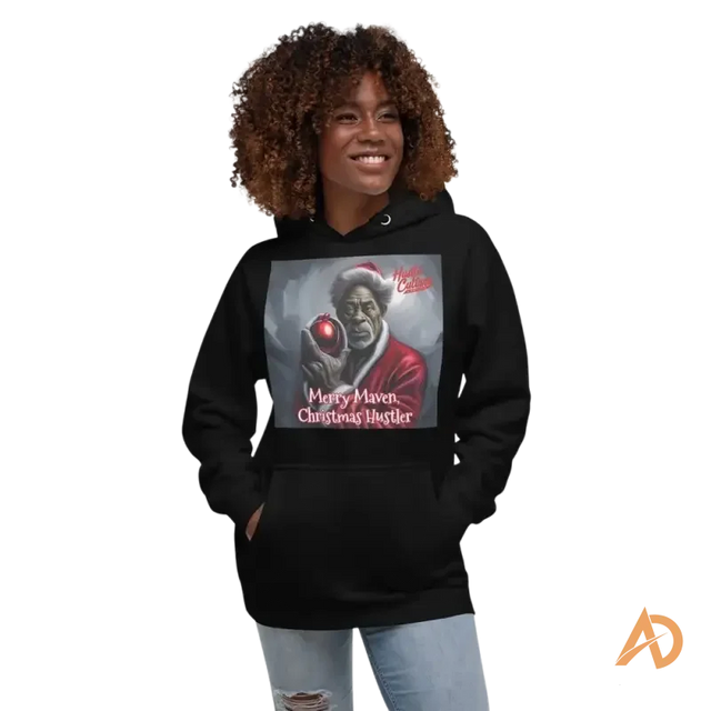 Merry Maven Christmas Hustler Unisex Hoodie by Hustle Culture - Avodah Dynamics