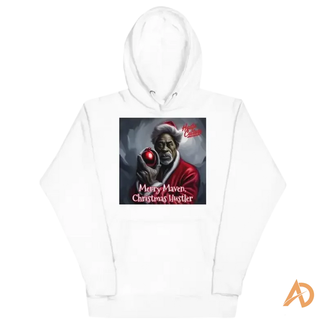 Merry Maven Christmas Hustler Unisex Hoodie by Hustle Culture - Avodah Dynamics