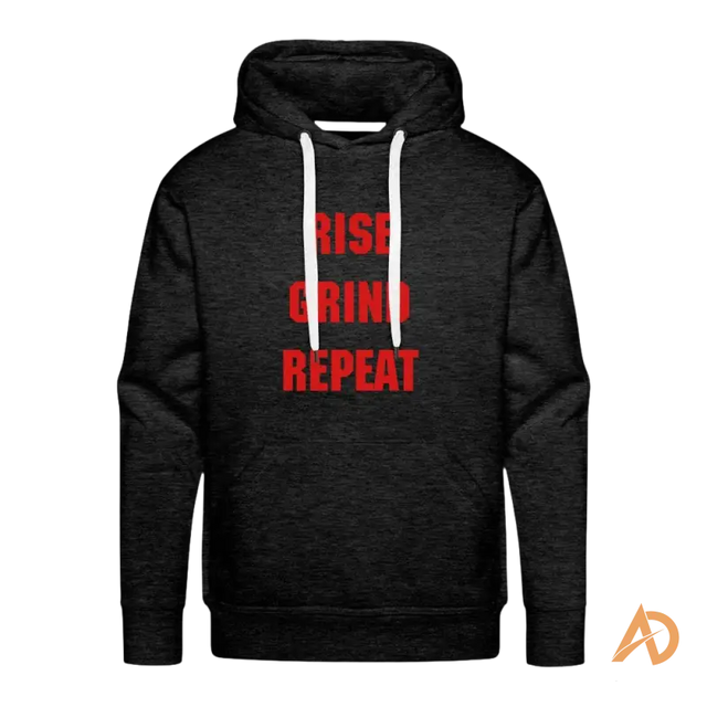 Men’s premium hoodie featuring Relentless Ambition design for daily manifesto inspiration