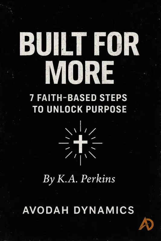 Religious-themed book cover emphasizing purpose-driven leadership and sustainable success