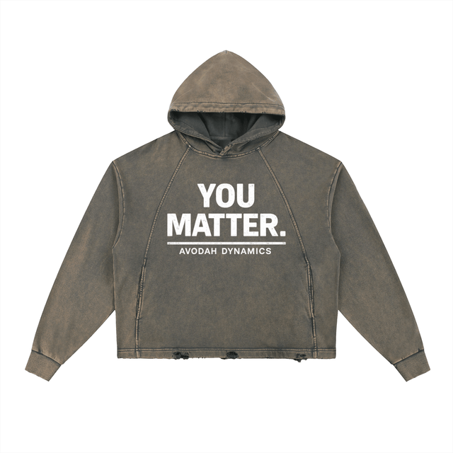 YOU MATTER Hoodie Bundle | Christian Streetwear & Mental Health eBook - Avodah Dynamics