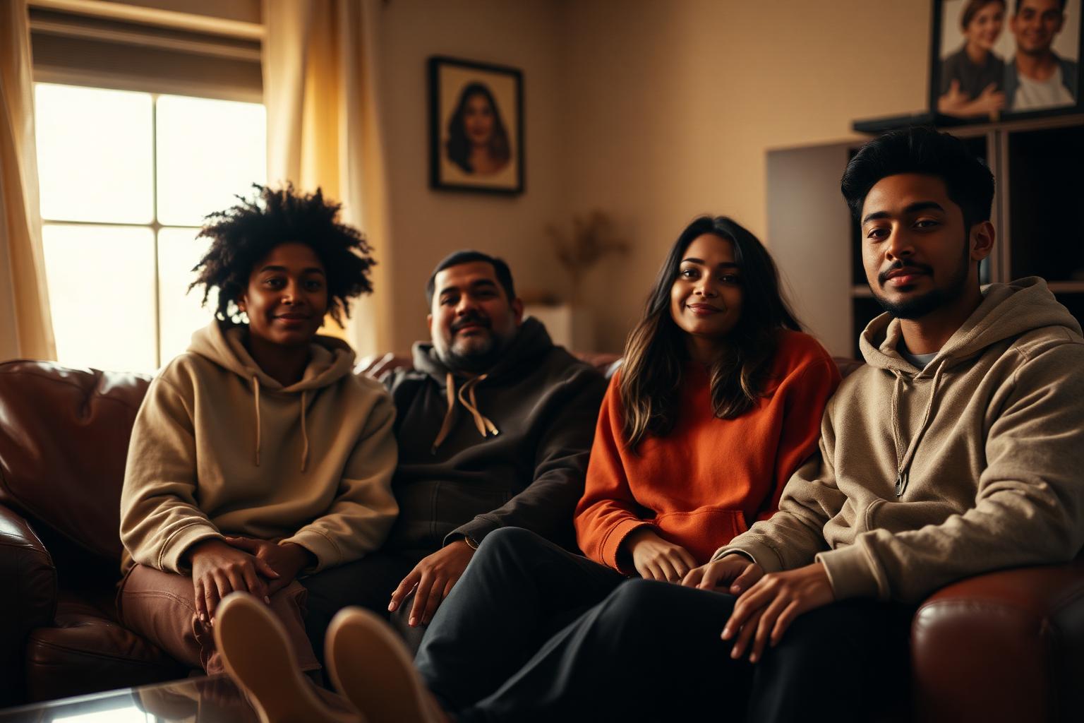 Avodah community members in Avodah hoodies