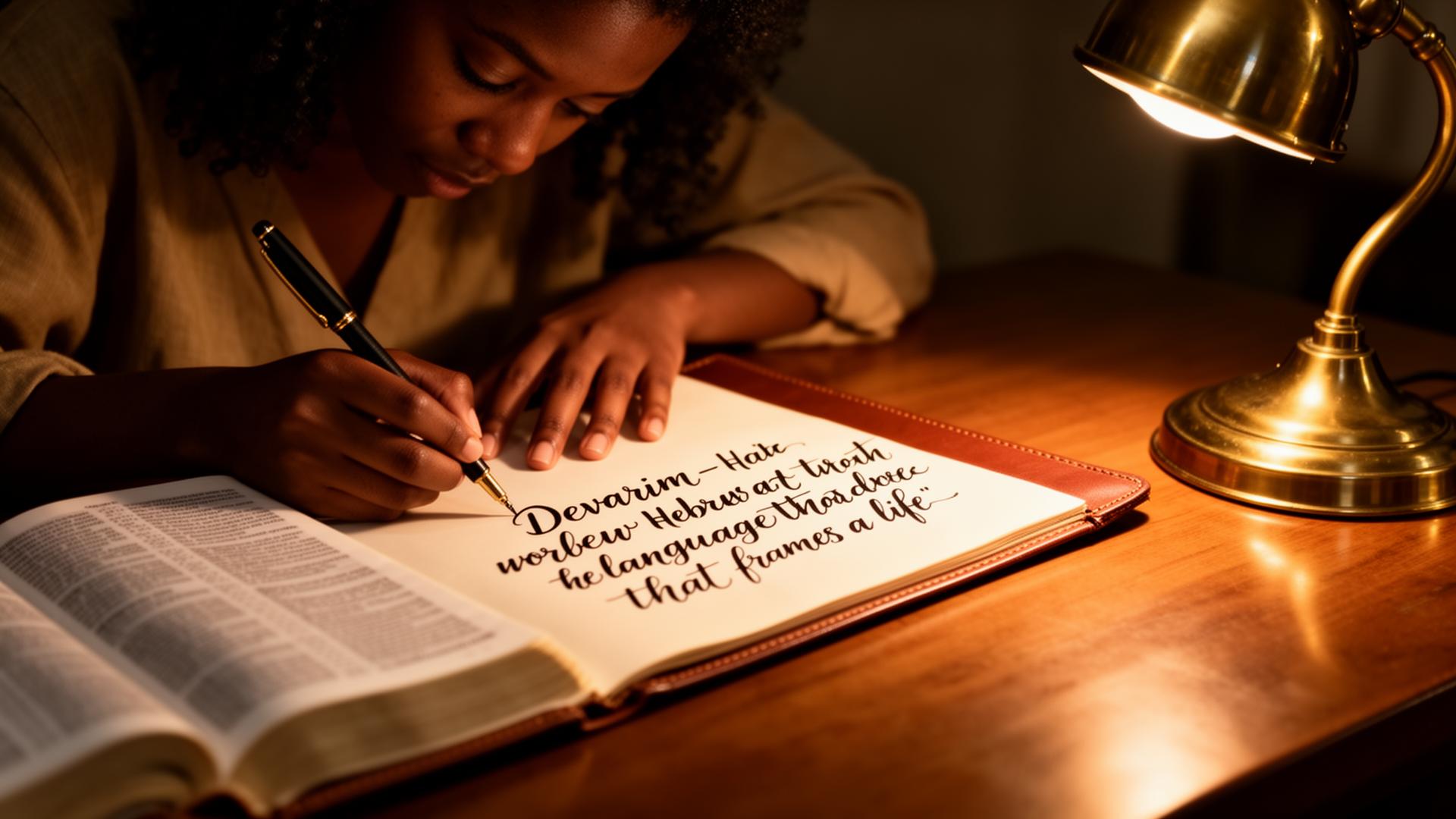 Devarim — Words, things, matters. The Hebrew name of the book of Deuteronomy — the words Moses repeated before the people crossed over.