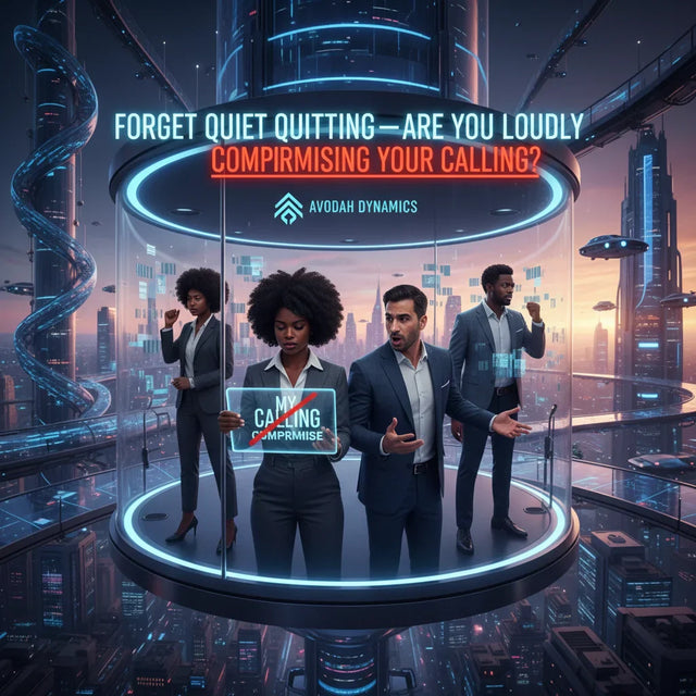 Futuristic platform glowing blue-white, aligning biblical principles in Christian personal development