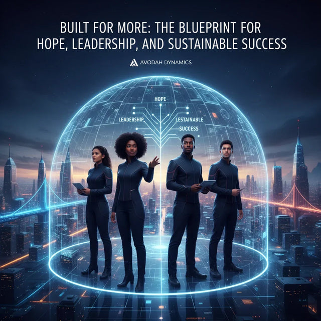 Blue globe with Avodah Dynamics logo for Christian business growth