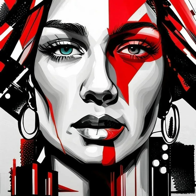 Red-haired woman with blue eyes embodying growth mindset in hustle culture