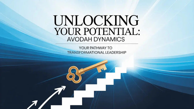 Golden key with intricate design symbolizing Avodah Dynamics leadership on staircase background