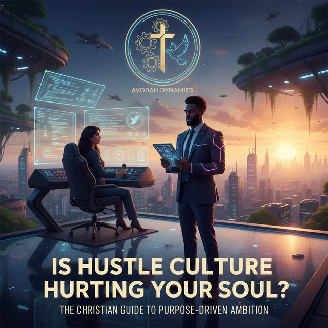 Ergonomic futuristic office chair with neon blue accents for purpose-driven ambition