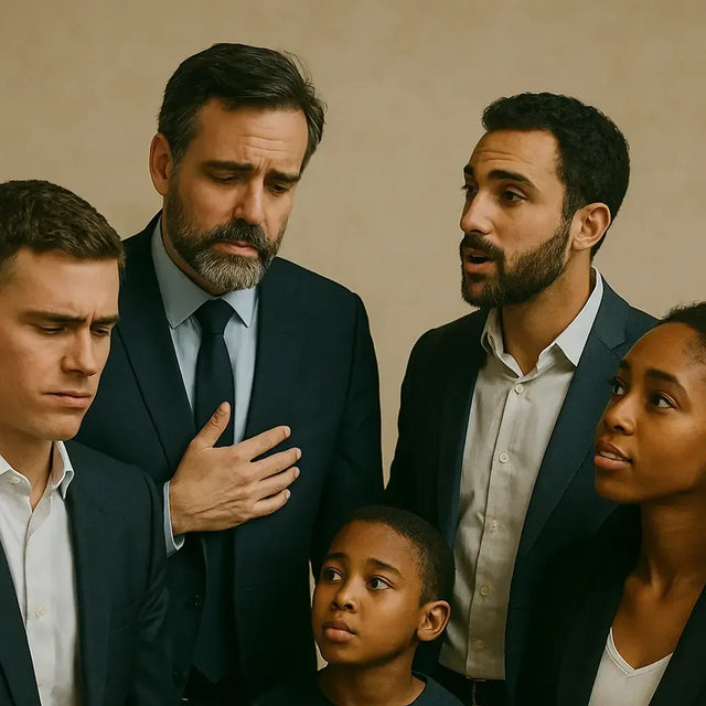 Diverse young professionals embodying transformative power in business attire