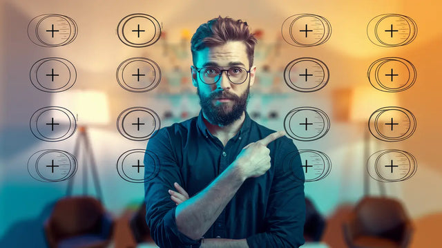 Bearded individual in glasses illustrating a well-defined vision with Avodah Dynamics.