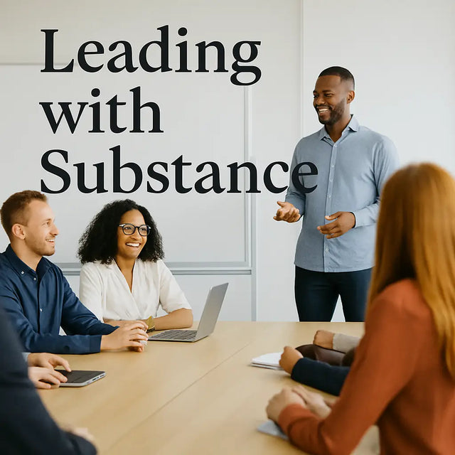 Diverse professionals demonstrating emotional intelligence in a purpose-driven leadership meeting