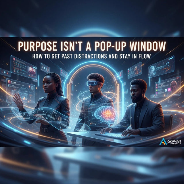 Purpose Isn't a Pop-Up Window: How to Get Past Distractions and Stay In Flow - Avodah Dynamics