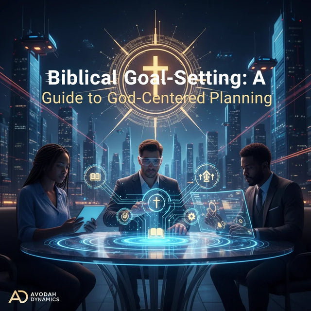 3D printed cross pendant necklace with sleek modern design for biblical goal-setting and God’s heart