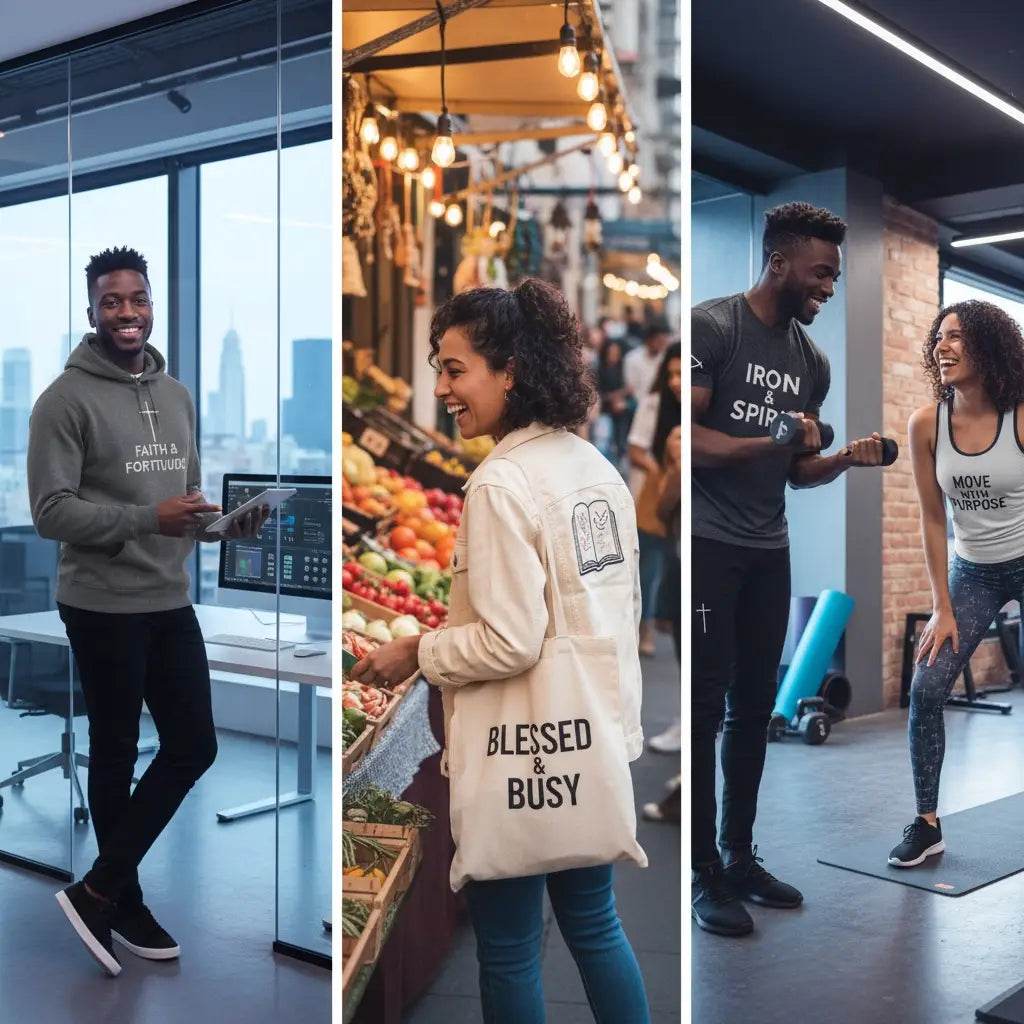 Iron Spirit Hoodie from Avodah Dynamics Christian Apparel Wear Faith Boldly