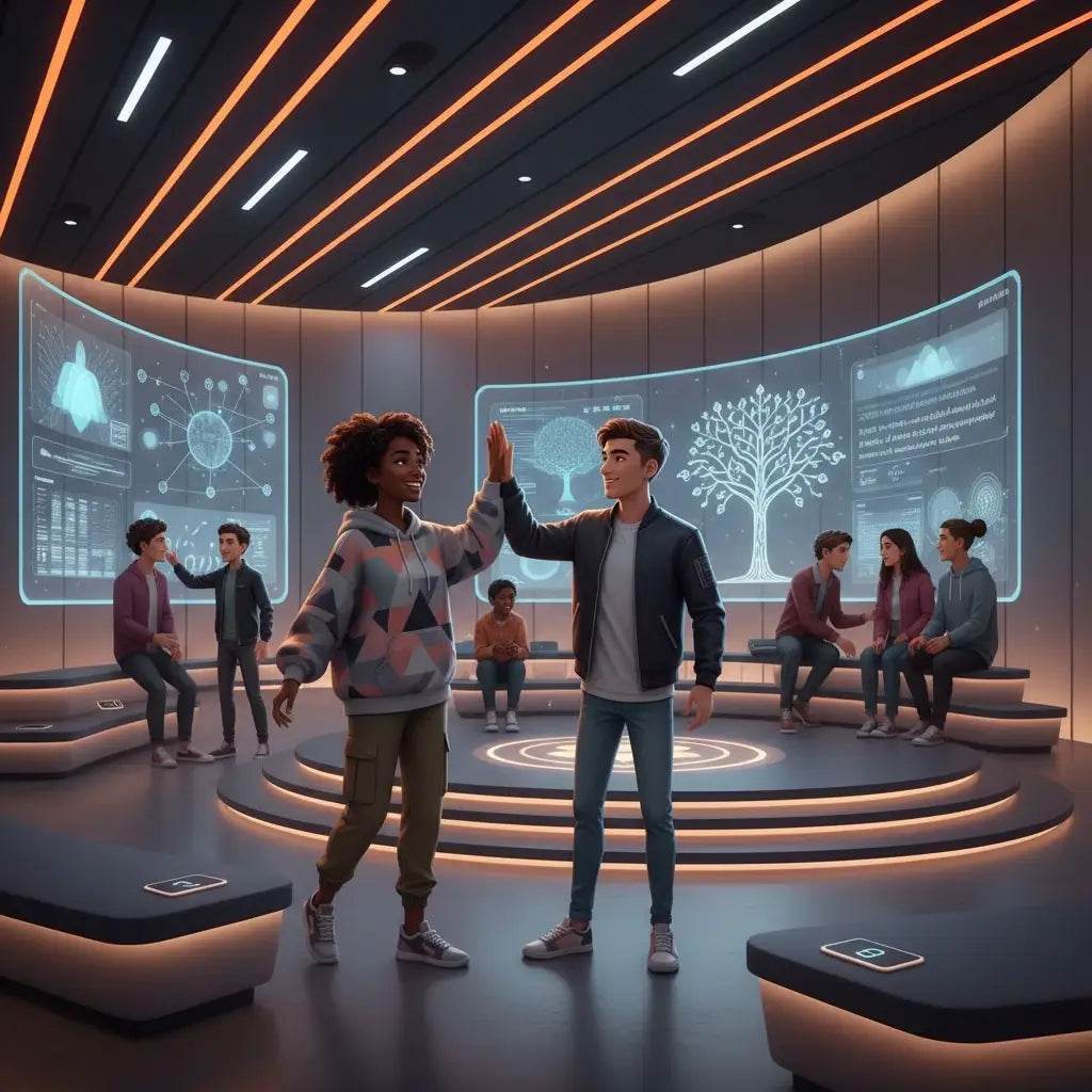 3D holographic display illustrating Hebrew concept of spiritual endurance