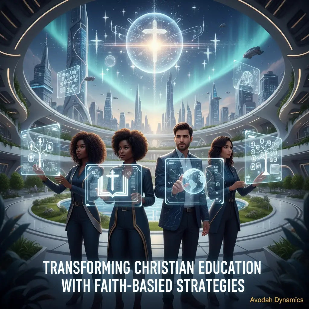 Futuristic holographic interface for transforming Christian education