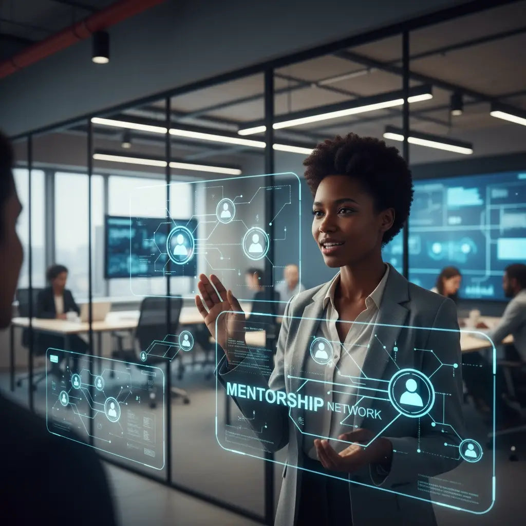 Holographic Christian Mentorship Network Display by Avodah Dynamics