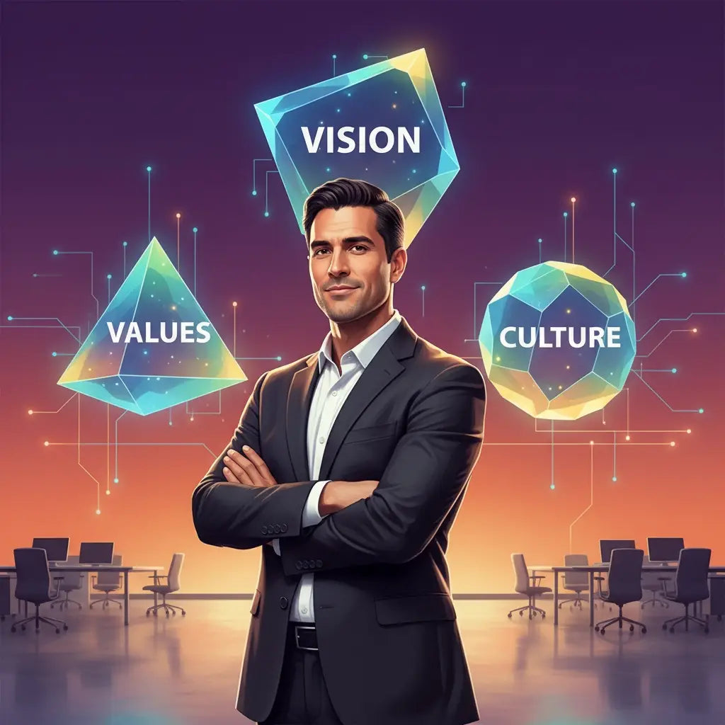 Modern black suit jacket with white shirt and tie for faith-based leadership