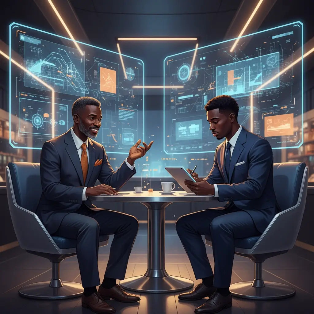 Blue ergonomic office chair by Avodah Dynamics for Christian mentorship