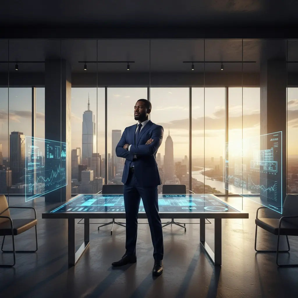 Avodah Dynamics black leather suit jacket for Christian leaders integrity