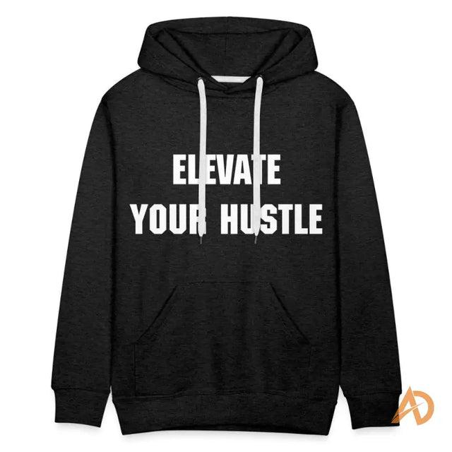 Black premium hoodie with the phrase I Hate You Hu from Hustle Culture Ambition Statement collection