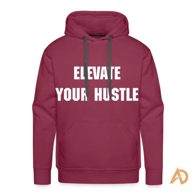 Ambition Statement Hoodie by Hustle Culture features striking black and white text design