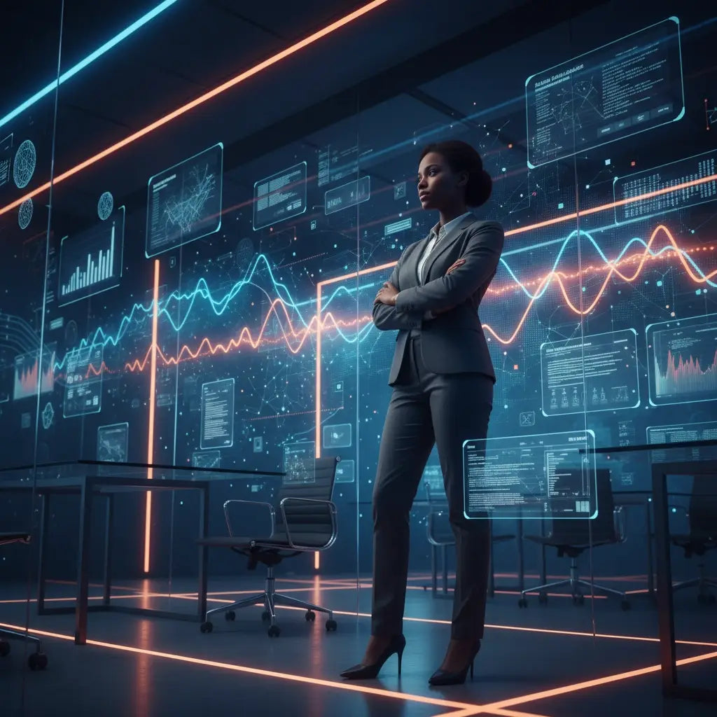 Sleek black patent leather high-heeled business shoe for divine purpose.