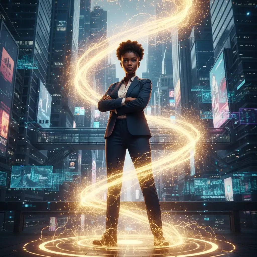 Black suit jacket with gold buttons and white shirt embodying biblical hope and kingdom momentum