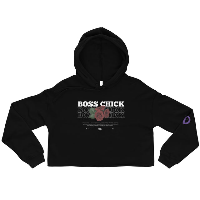 Boss Chick Christian Crop Hoodie – Faith - Fueled Hustle Apparel | Avodah Dynamics - Avodah Dynamics