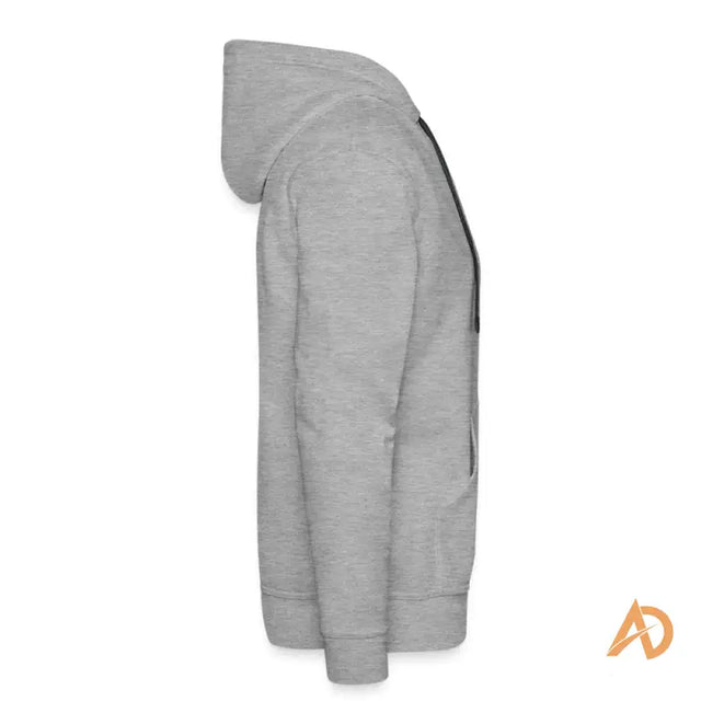 Grey City Hustle Hoodie featuring the word hu, perfect to embrace urban style