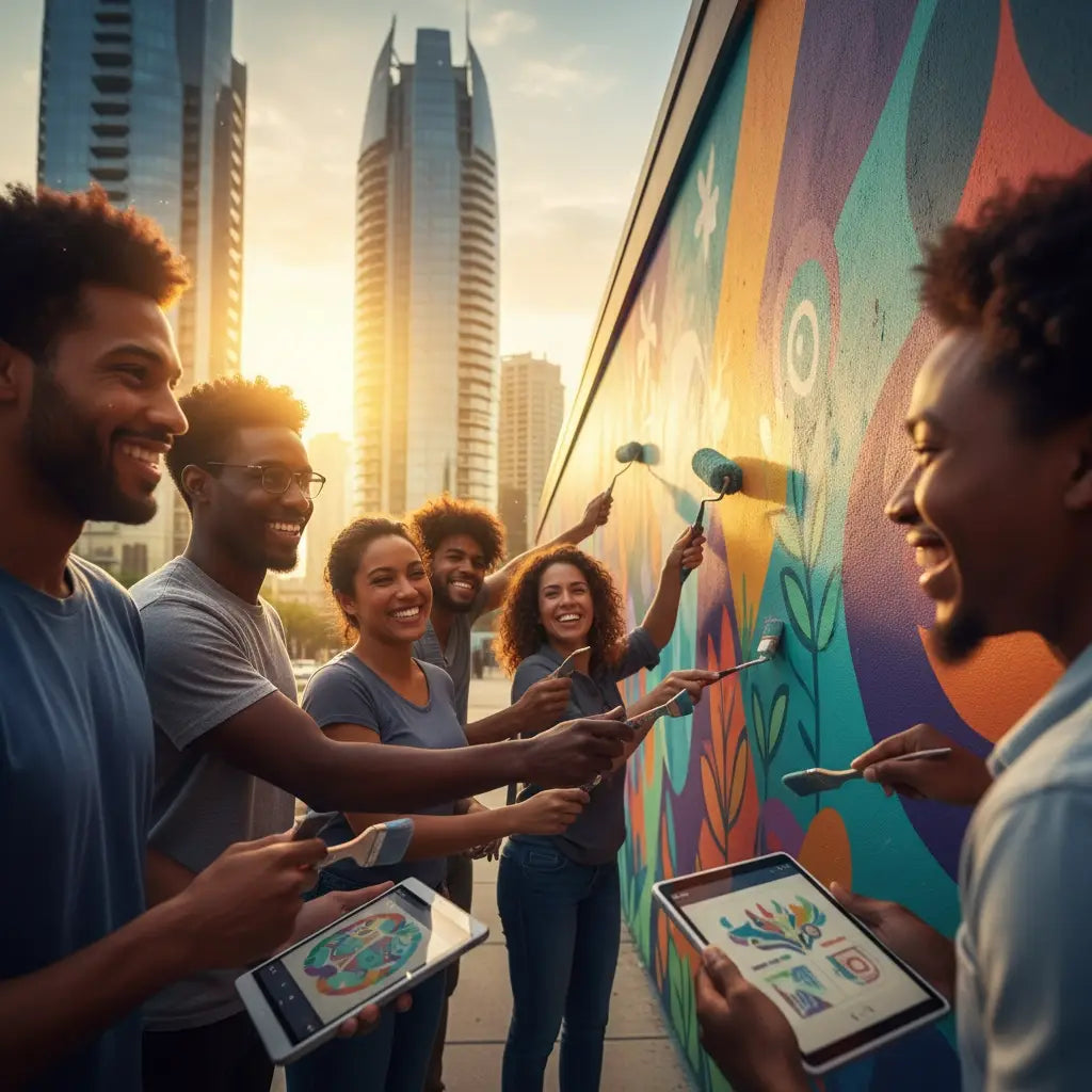 Colorful Avodah Dynamics tablet with stylus for Christian coaching in faith-based communities