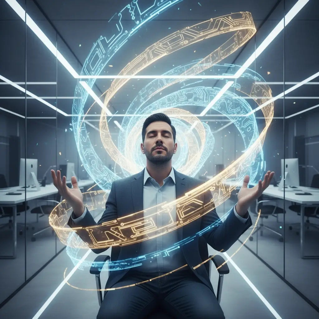 Futuristic holographic ring glowing with biblical hope and tikvah creates