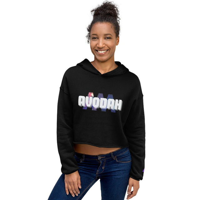 Galaxy Crop Hoodie – Limitless Style, Faith - Fueled Statement - Avodah Dynamics