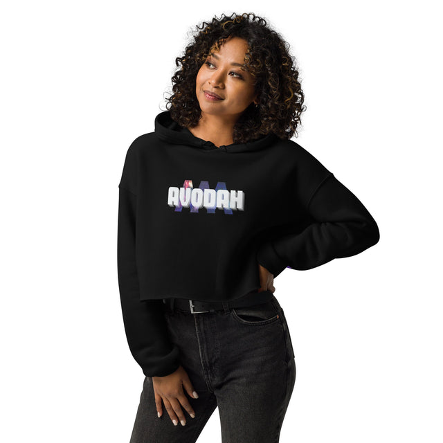 Galaxy Crop Hoodie – Limitless Style, Faith - Fueled Statement - Avodah Dynamics