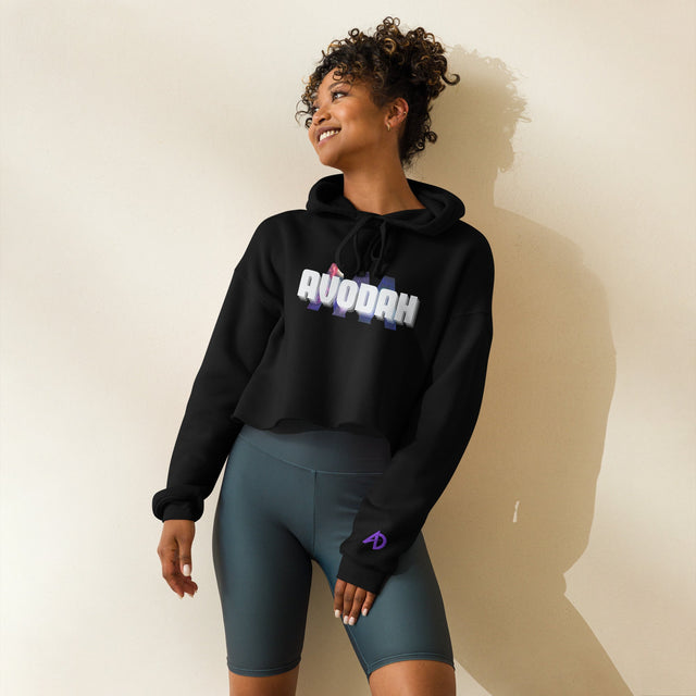 Galaxy Crop Hoodie – Limitless Style, Faith - Fueled Statement - Avodah Dynamics