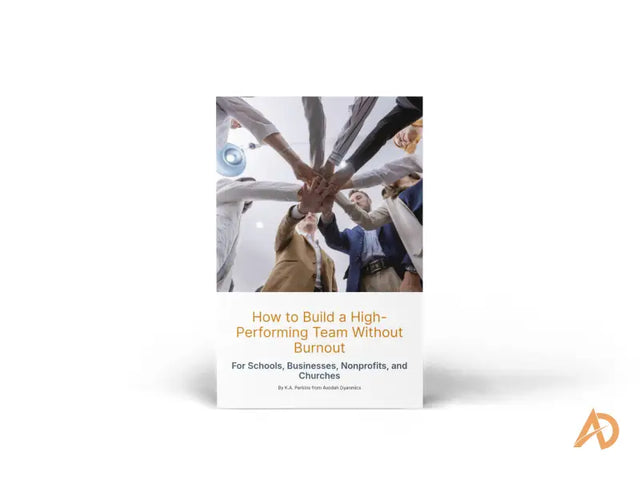 Book cover illustrating hands forming a circle symbolizing High-Performing Team dynamics