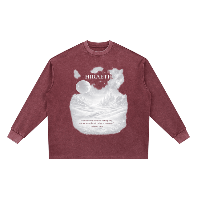 HIRAETH — Waffle Oversized T-Shirt + Digital Download + eBook - Avodah Dynamics