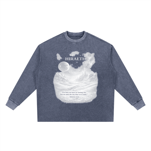 HIRAETH — Waffle Oversized T-Shirt + Digital Download + eBook - Avodah Dynamics
