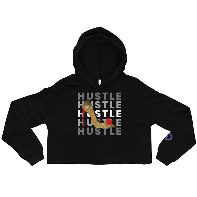 Hustle Girl Christian Crop Hoodie – Faith - Fueled Statement Apparel | Avodah Dynamics - Avodah Dynamics