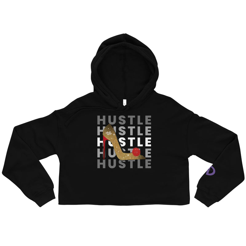 Hustle Girl Christian Crop Hoodie – Faith - Fueled Statement Apparel | Avodah Dynamics - Avodah Dynamics
