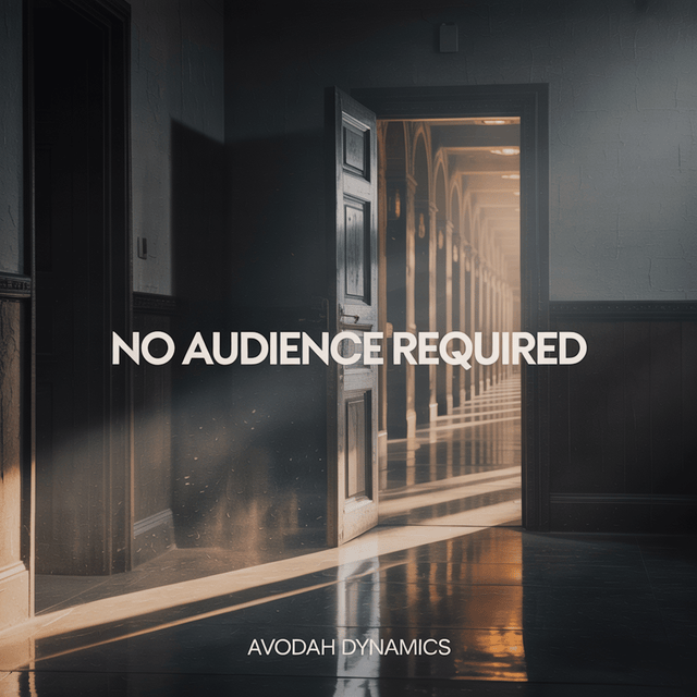 NO AUDIENCE REQUIRED — EP - Avodah Dynamics